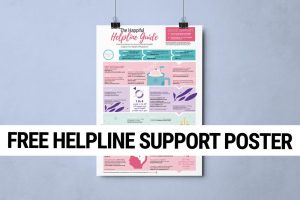 Happiful Helpline Support Poster PDF