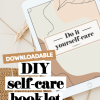 DIY self-care booklet