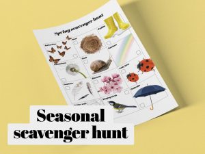 Spring scavenger hunt